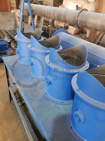 Производство Шлюзовые затворы для сыпучих материалов