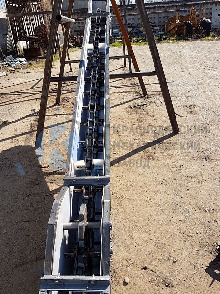 Производство Скребковый конвейер с футировкой ТСЦ